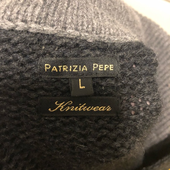 Patrizia Pepe full zipped men’s winter knitted sweater size large - Picture 5 of 5